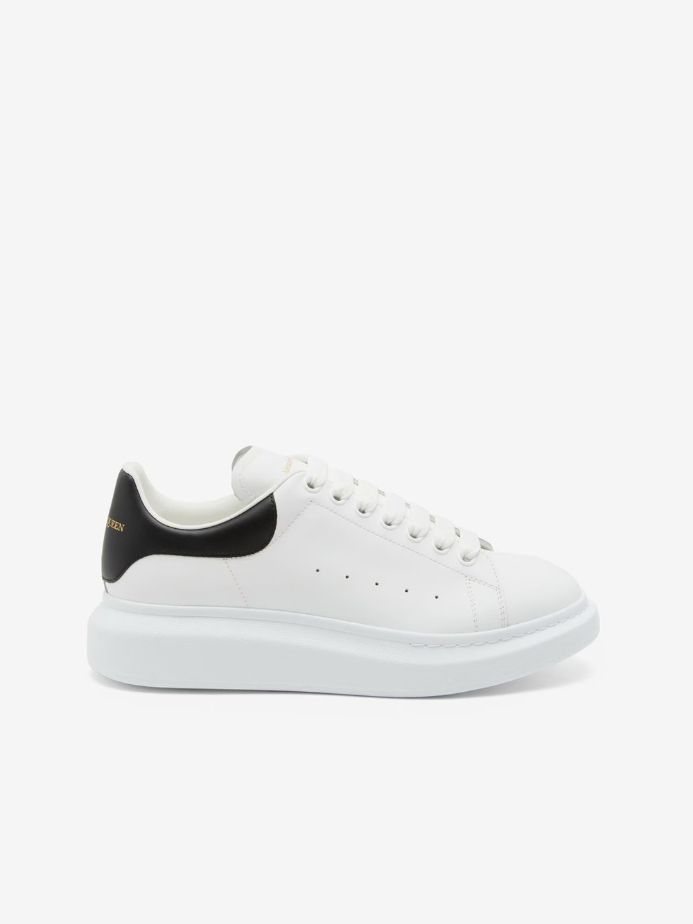Alexander McQueen Platform Sneaker with Black Heel Detail